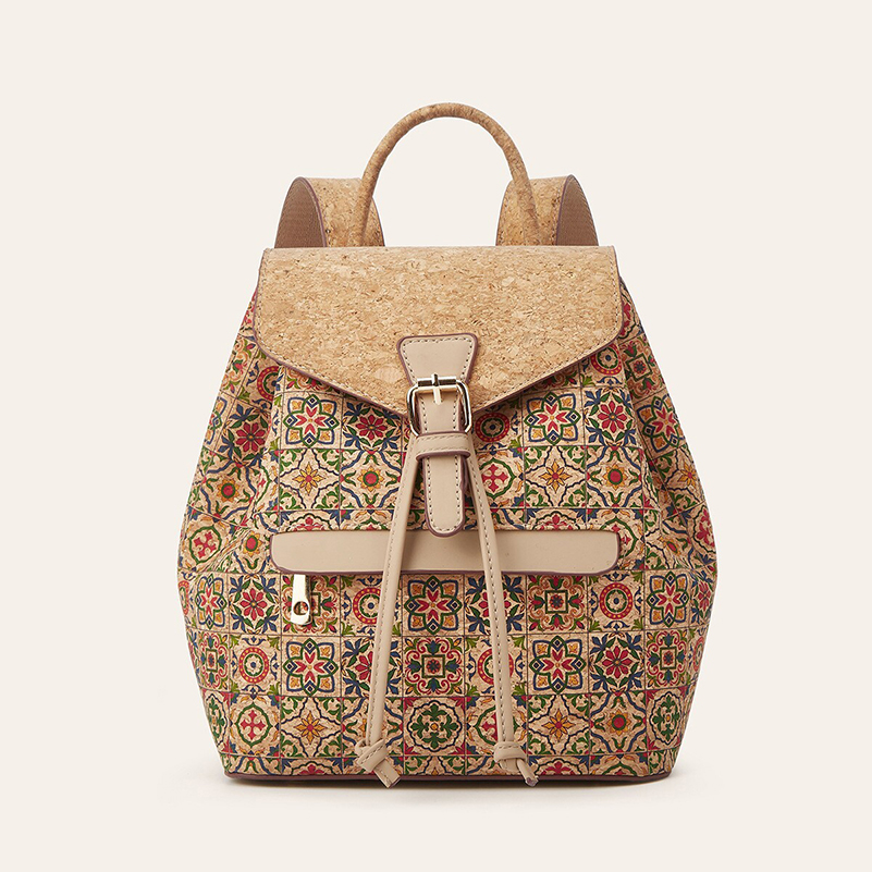 Backpack Bags Retro Cork Leath - đánh giá và giá Leather Work Backpack