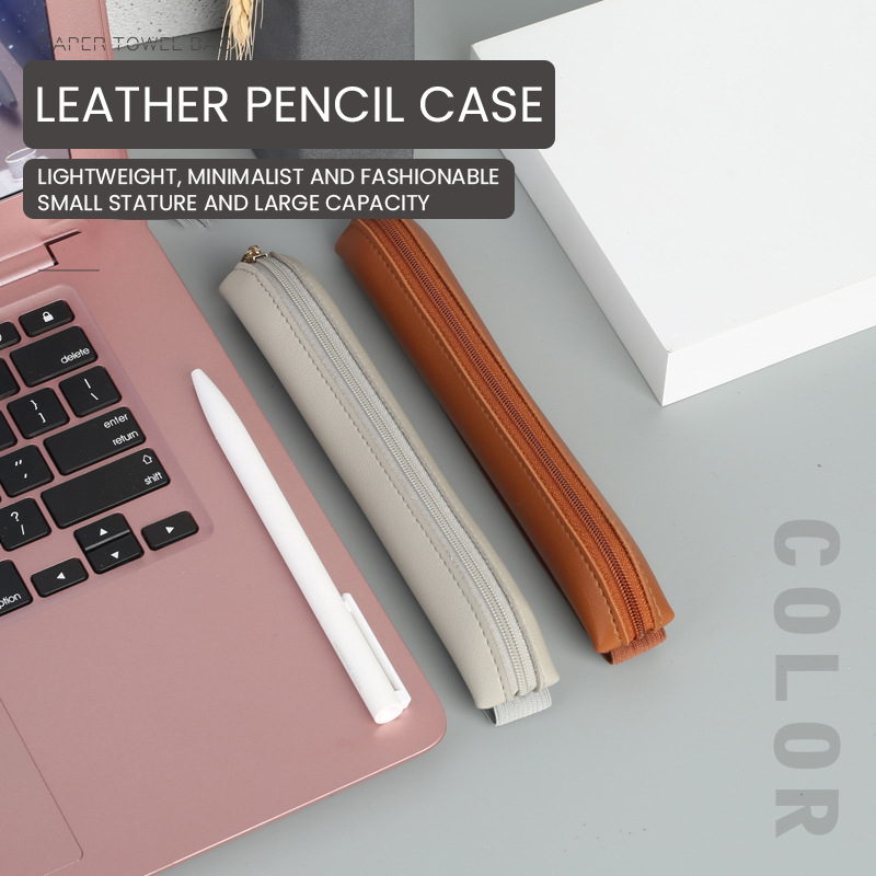 Pu Leather Pen Holder Zippered - đánh giá và giá Leather Work Diary