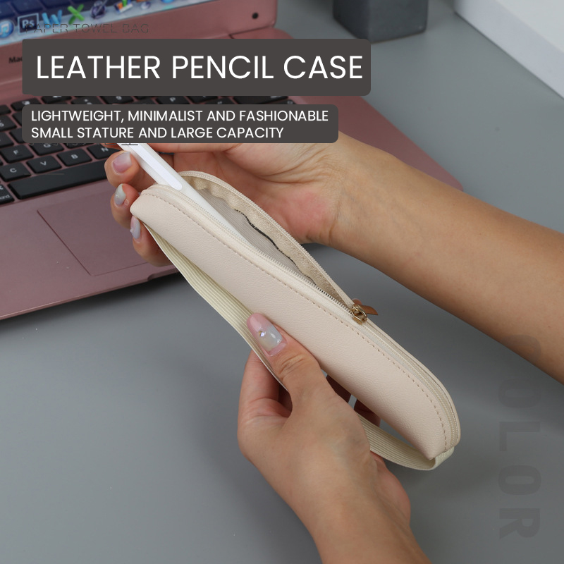 Pu Leather Pen Holder Zippered - đánh giá và giá Leather Work Diary