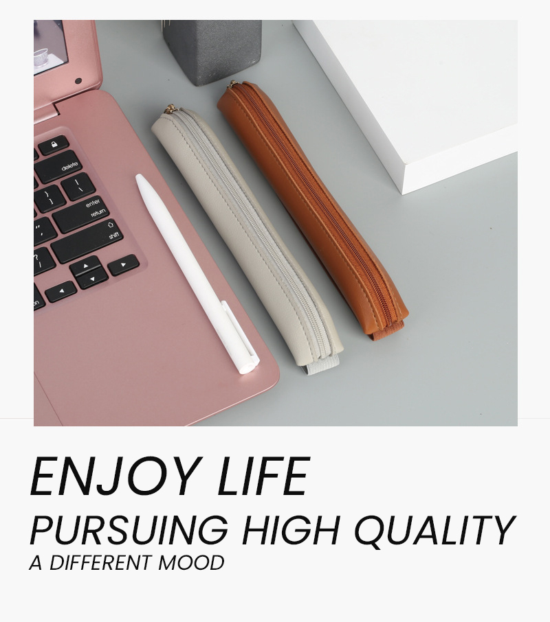 Pu Leather Pen Holder Zippered - đánh giá và giá Leather Work Diary