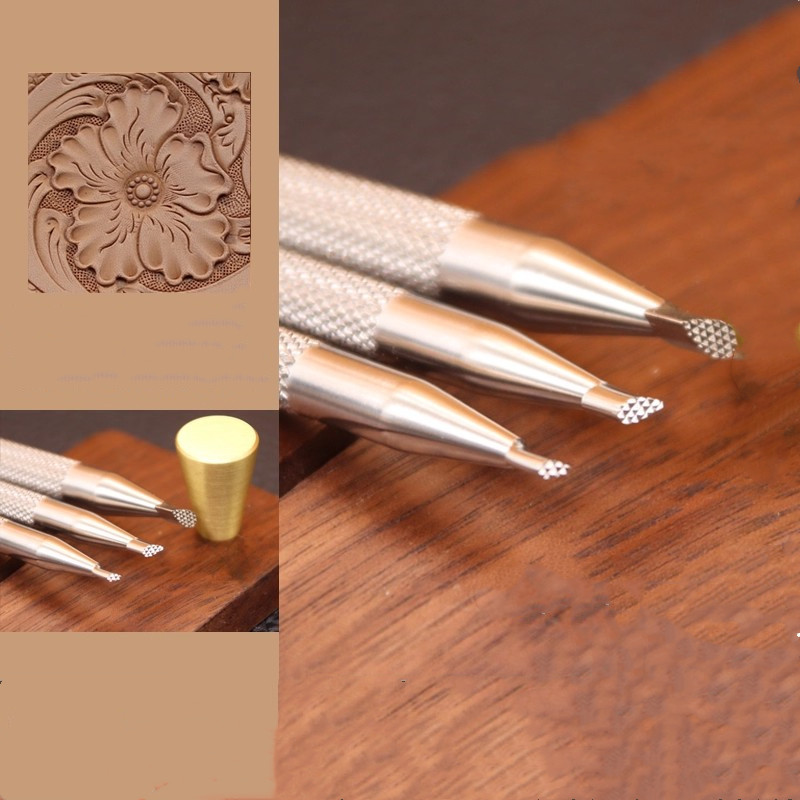 Arabesque Background Stamp Set - đánh giá và giá Leather Stamp Set