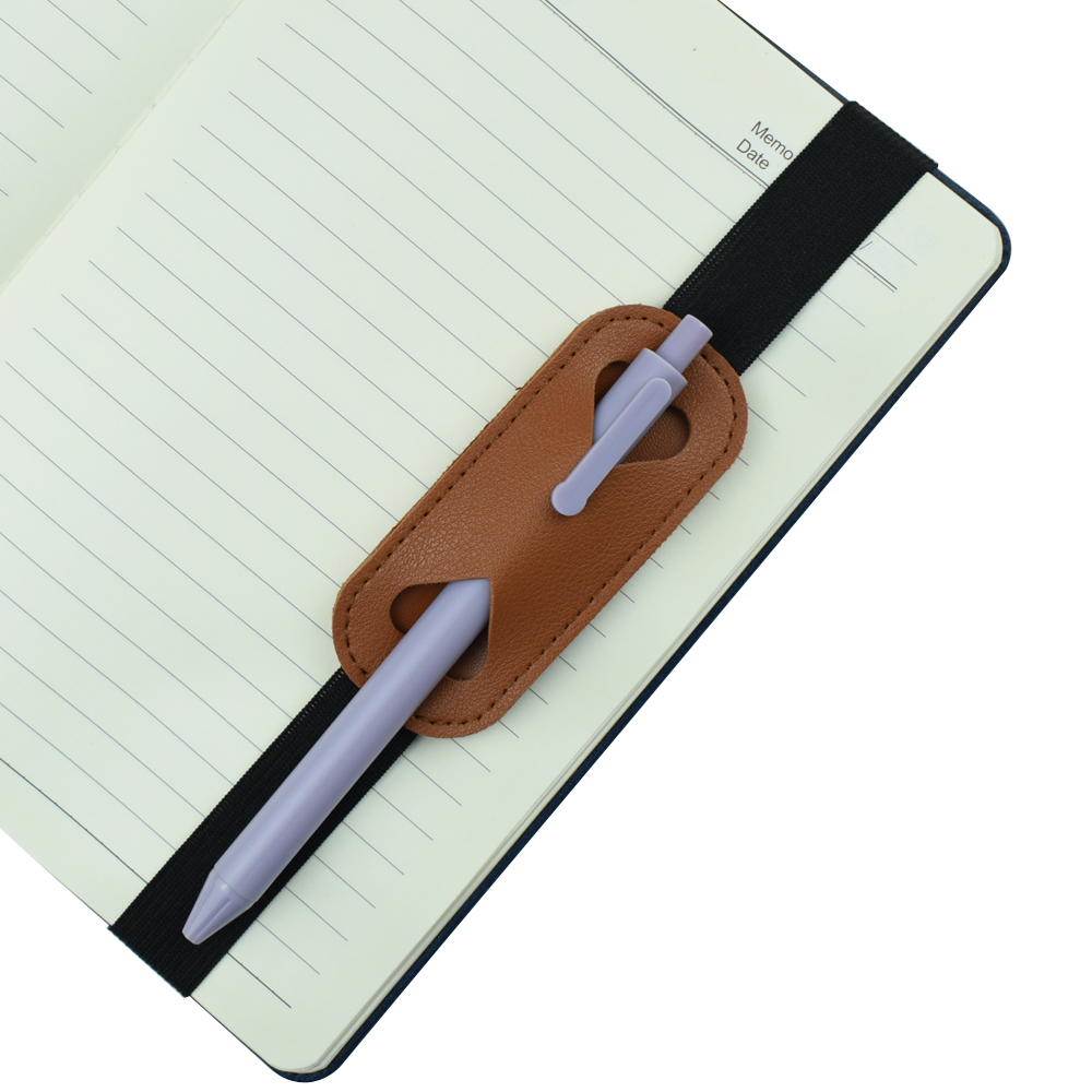 Elastic PU Leather Pen Holder  - đánh giá và giá Leather Work Diary
