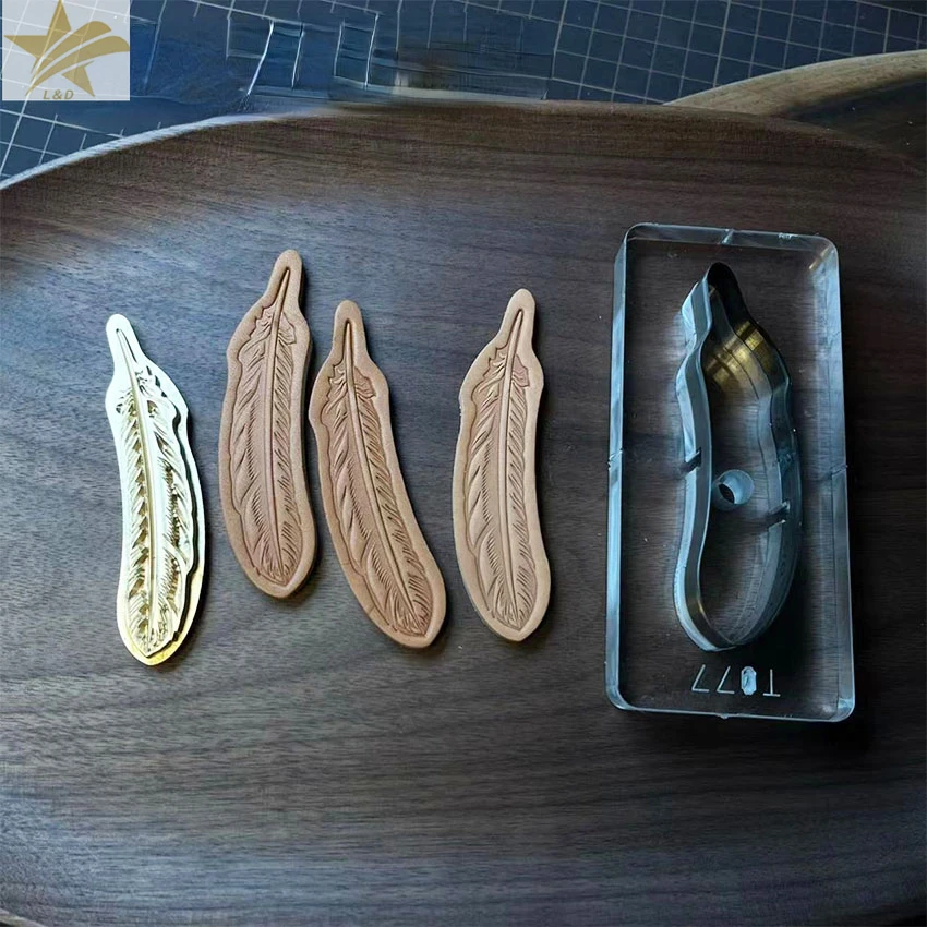Feather Shape Brass Stamp Cutt - đánh giá và giá Leather Stamp Set