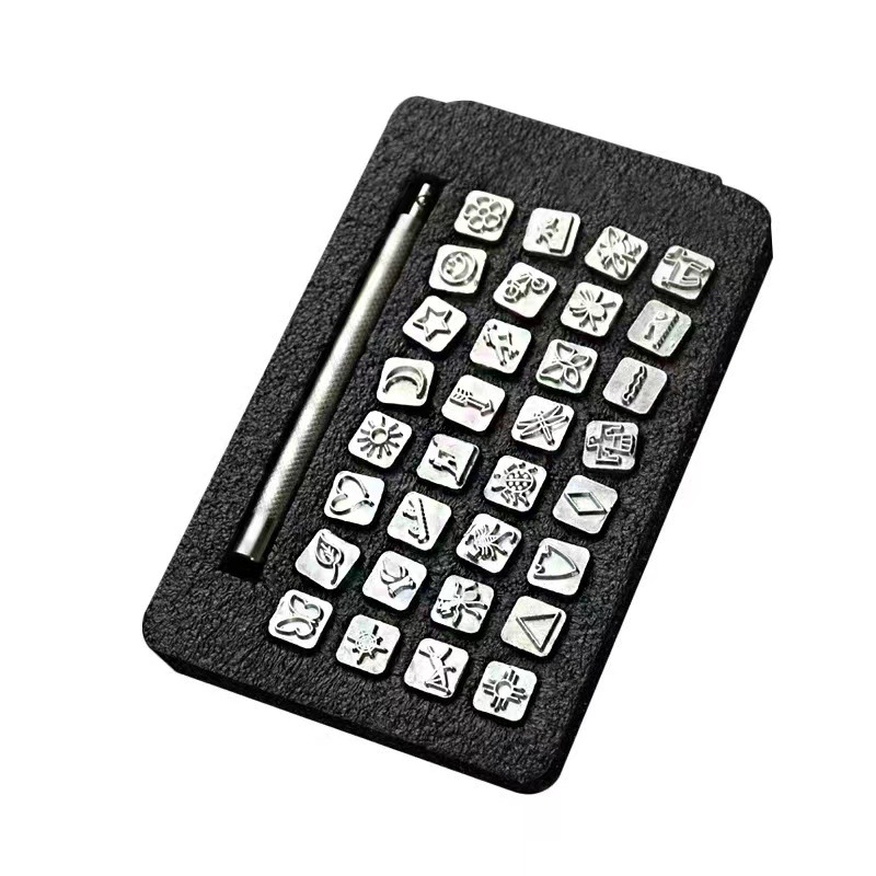 32pcs/set Steel Die Metal Stam - đánh giá và giá Leather Stamp Set
