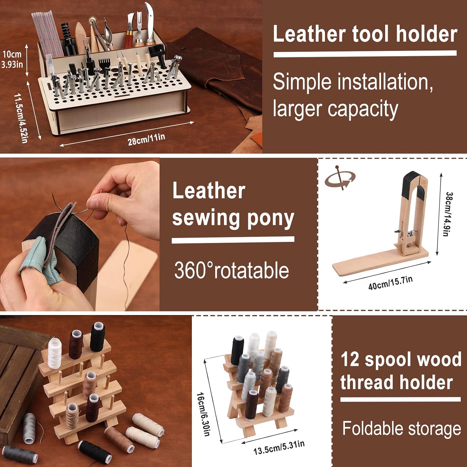 628Pcs Leather Working Tooling - đánh giá và giá Beginner Leatherwork Kit