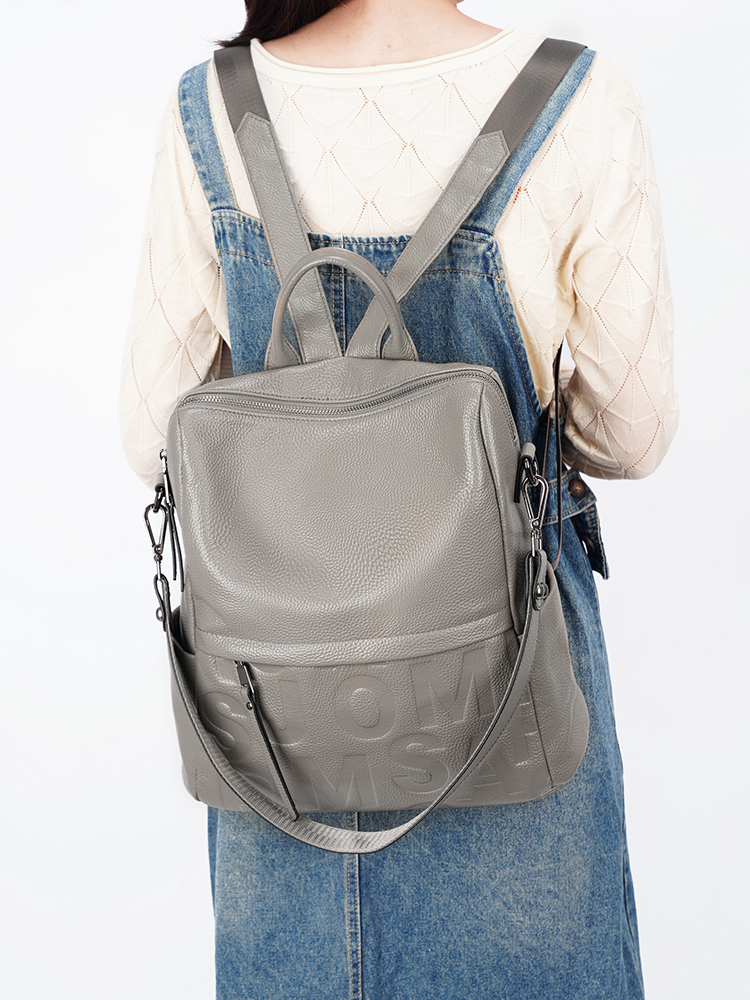 Zency Premium Genuine Leather  - đánh giá và giá Leather Work Backpack