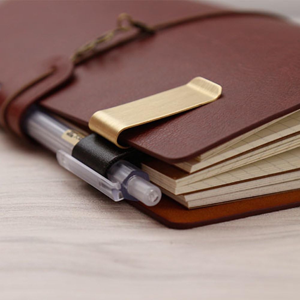 Handmade Leather Brass Stainle - đánh giá và giá Leather Work Diary