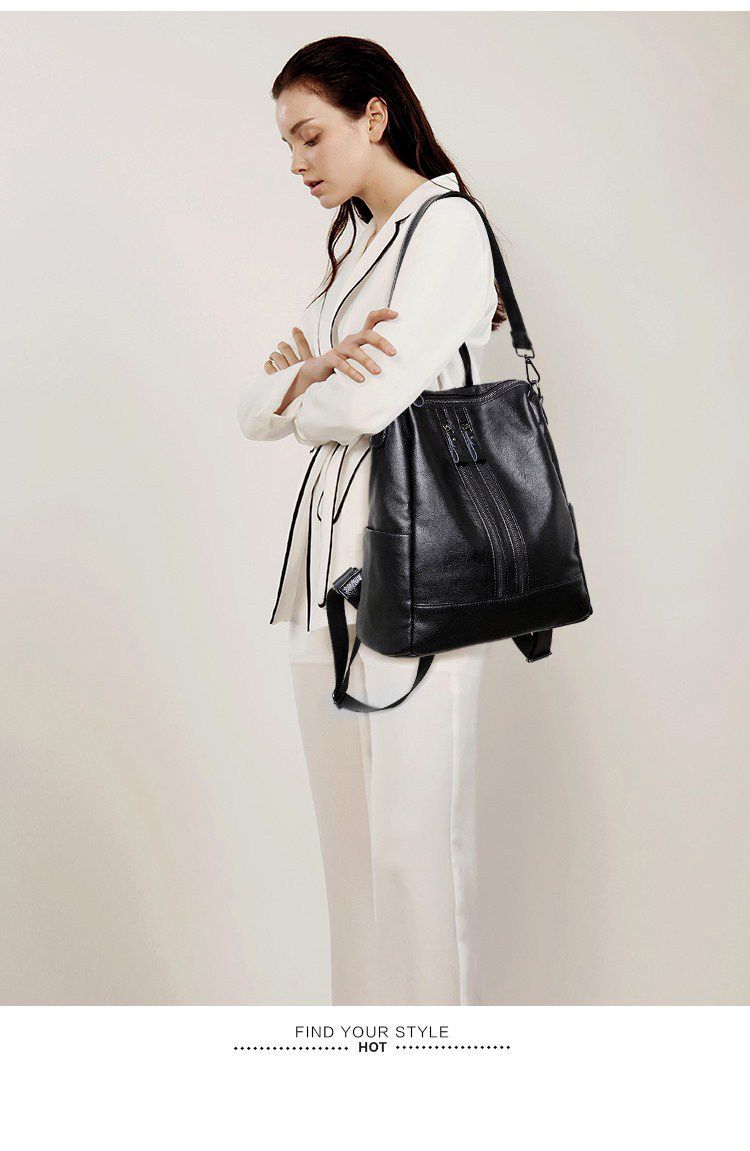 Women Soft Leather Backpack Sc - đánh giá và giá Leather Work Backpack