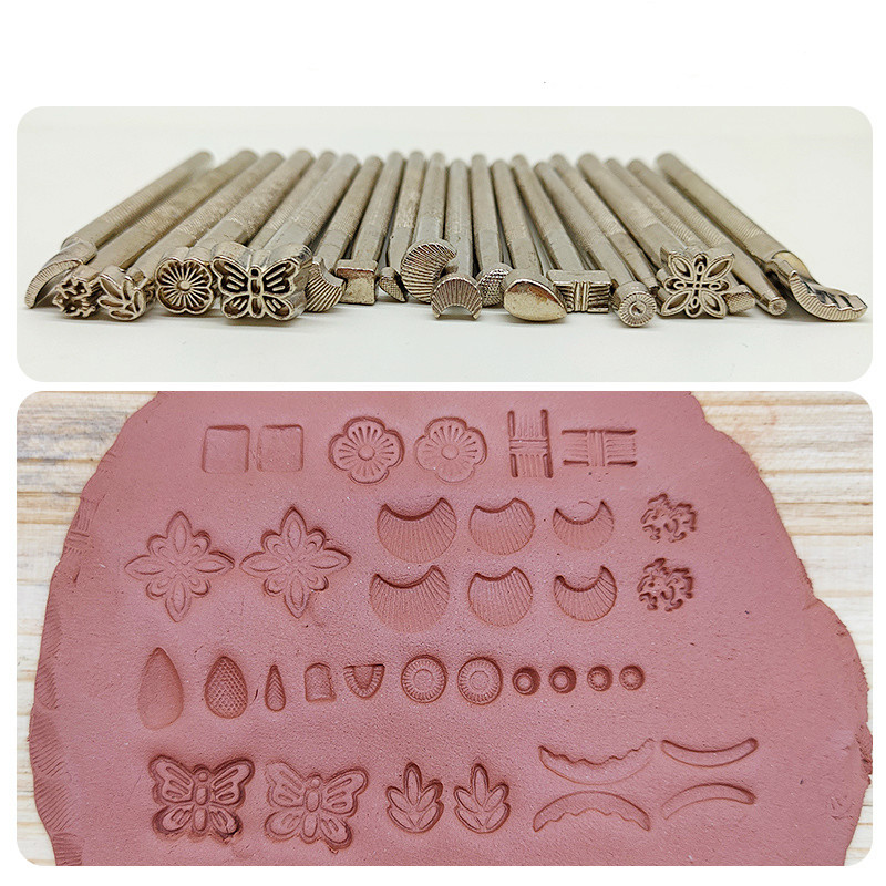 20PCS Pottery Stamps for Embos - đánh giá và giá Leather Stamp Set