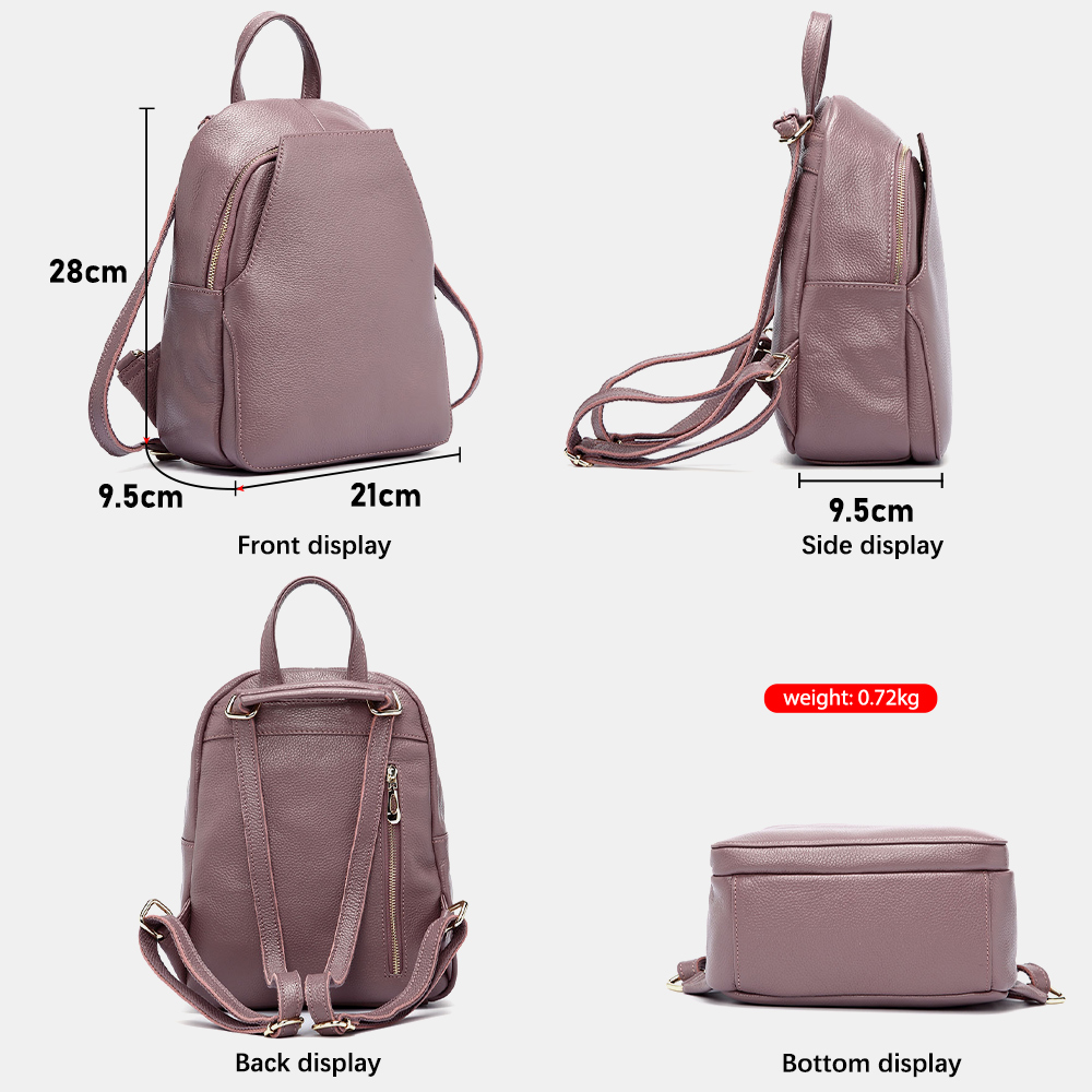 Zency Charm Nữ Ba Lô Nam Da Th - đánh giá và giá Leather Work Backpack