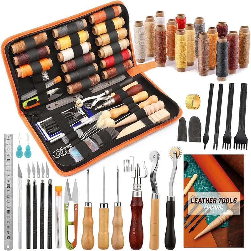 Leather Working Tools Practica - đánh giá và giá Beginner Leatherwork Kit