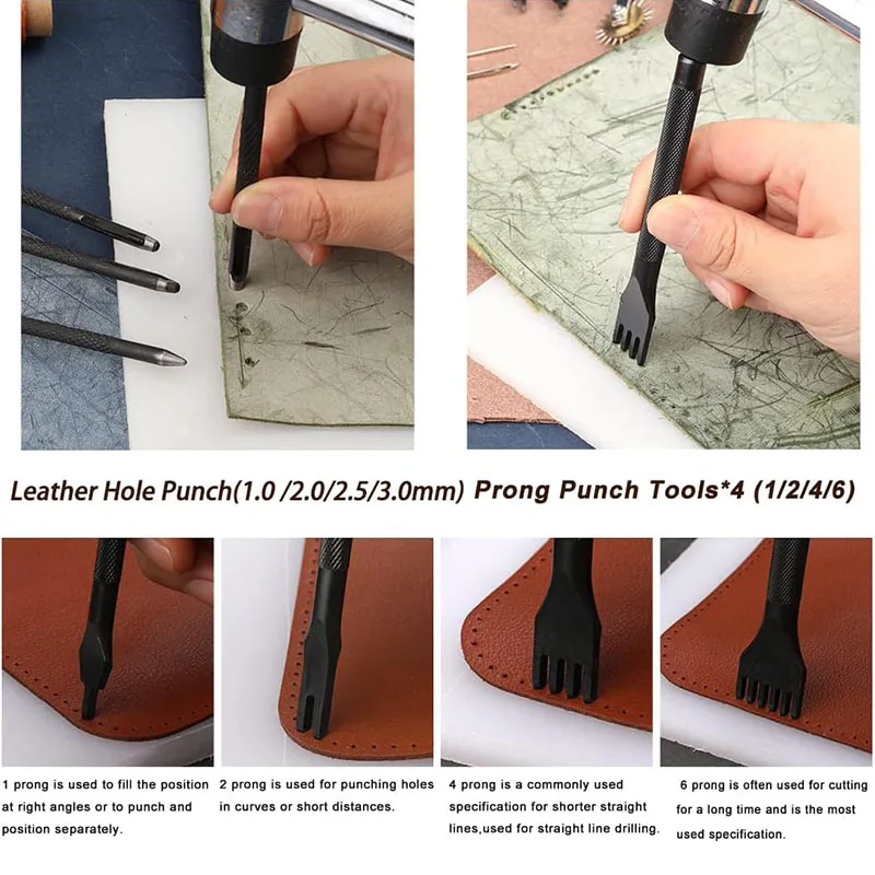 Leather Working Tools Practica - đánh giá và giá Beginner Leatherwork Kit