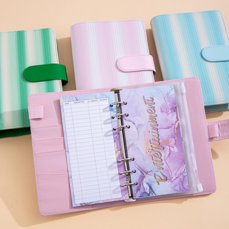 A6 PU Leather Budget Binder No - đánh giá và giá Leather Work Diary