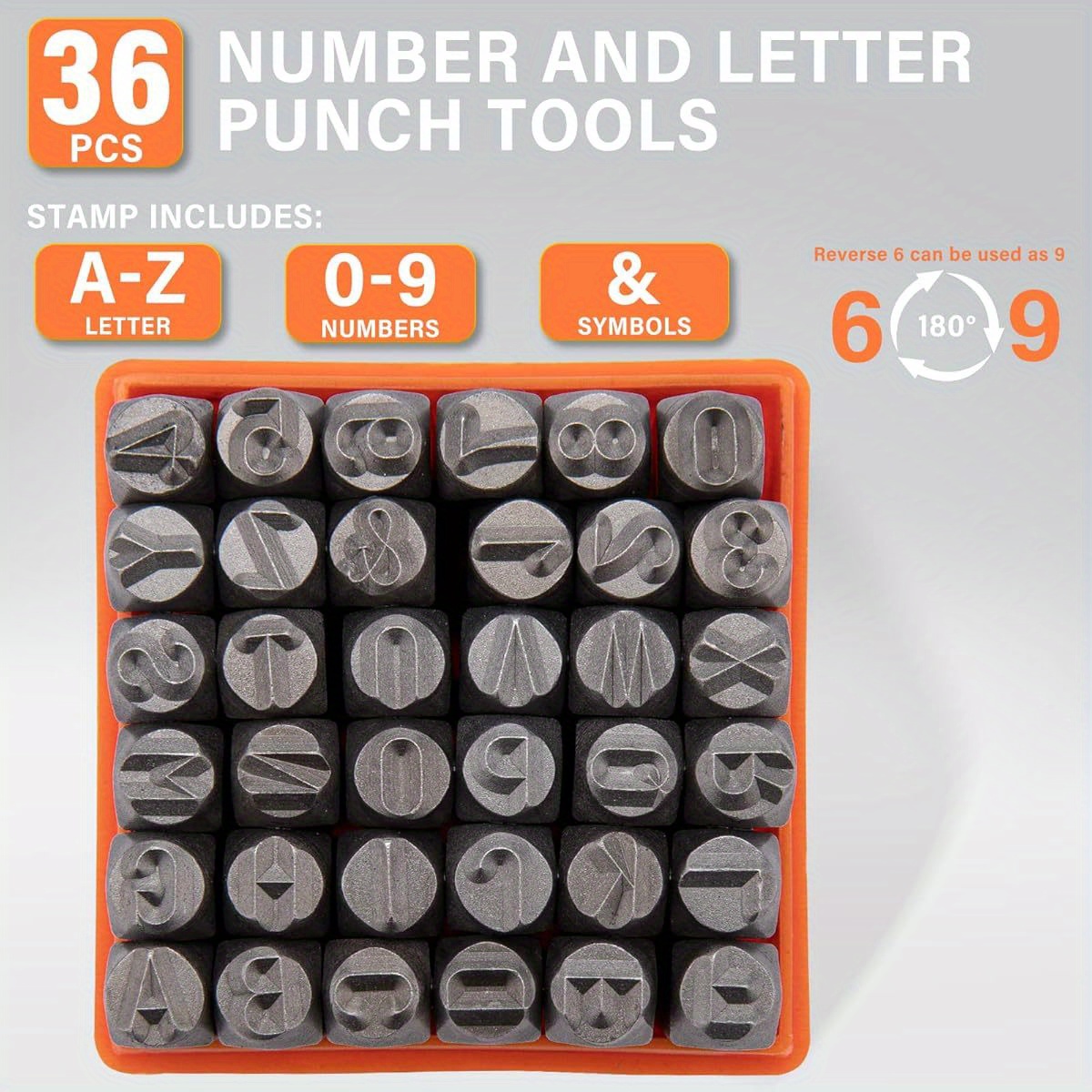 36pcs Metal Letter Punch Set 3 - đánh giá và giá Leather Stamp Set