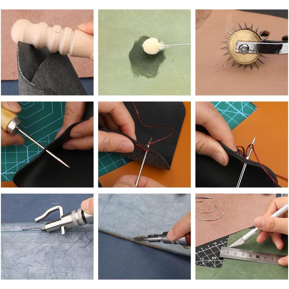 Leather Working Tools Practica - đánh giá và giá Beginner Leatherwork Kit