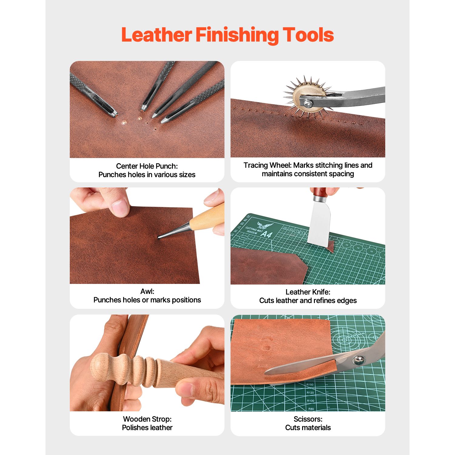Leather Working Tools Kit, 92  - đánh giá và giá Beginner Leatherwork Kit