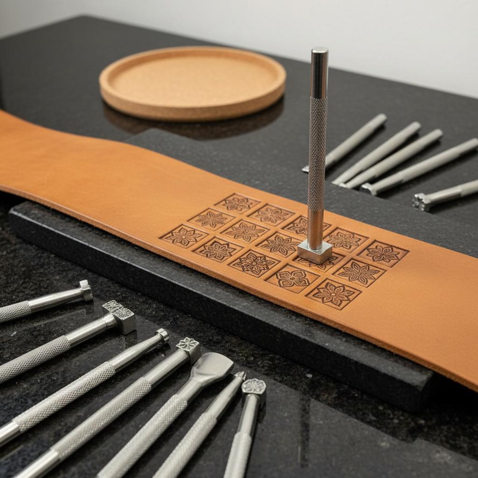 20 Pieces Leather Stamping Too - đánh giá và giá Leather Stamp Set