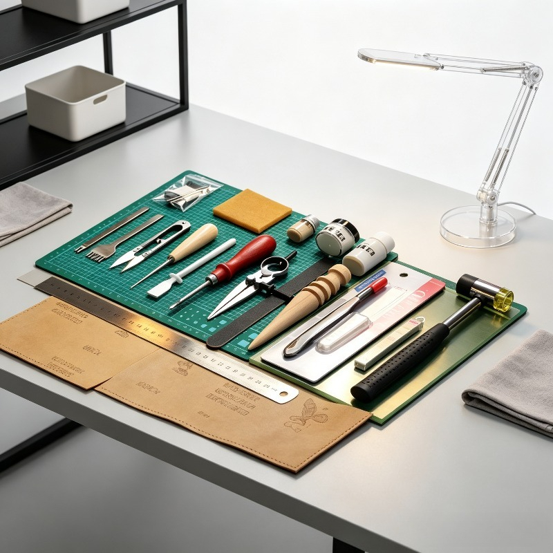 DIY Leather Working Starter Se - đánh giá và giá Beginner Leatherwork Kit