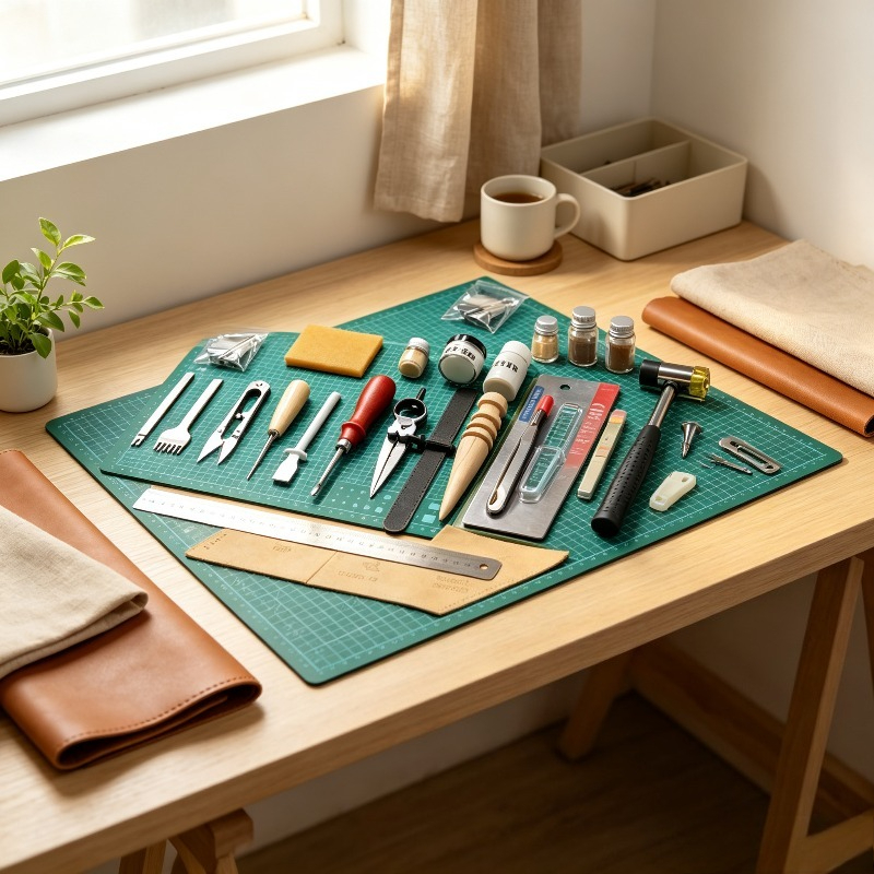 DIY Leather Working Starter Se - đánh giá và giá Beginner Leatherwork Kit