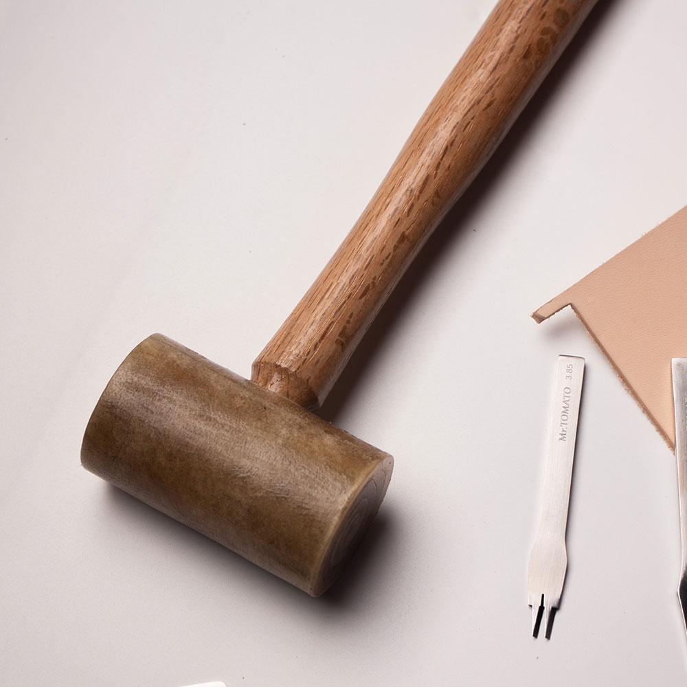 Rawhide Đầu Vồ Da Khắc Búa Thủ - đánh giá và giá Mallet Rawhide Craft